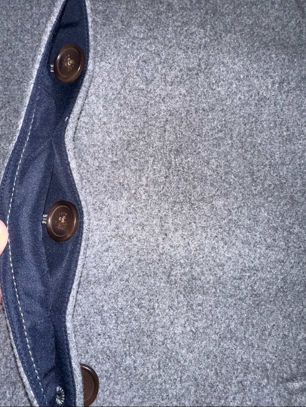 J. Crew Gray Wool-Blend Car Coat - Picture 5 of 6